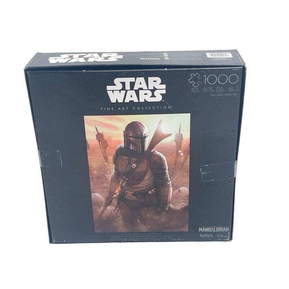 STAR WARS MANDALORIAN Disney Puzzle 1000 ART PIECE BUFFALO Games Complete
